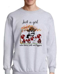 Just A Woman Who Loves Fall And Aggies Peanuts Cartoon T-shirt 3 Just A Woman Who Loves Fall And Aggies Peanuts Cartoon T shirt 4