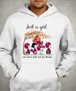 Just A Woman Who Loves Fall And Arizona State Sun Devils Peanuts Cartoon T-shirt 2 Just A Woman Who Loves Fall And Arizona State Sun Devils Peanuts Cartoon T shirt 3