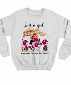 Just A Woman Who Loves Fall And Arizona State Sun Devils Peanuts Cartoon T-shirt 3 Just A Woman Who Loves Fall And Arizona State Sun Devils Peanuts Cartoon T shirt 4