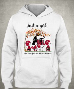 Just A Woman Who Loves Fall And Northern Illinois Huskies Peanuts Cartoon T-shirt 2 Just A Woman Who Loves Fall And Northern Illinois Huskies Peanuts Cartoon T shirt 3