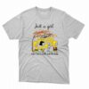 Just A Woman Who Loves Fall And Toledo Rockets Peanuts Cartoon T-shirt