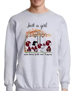 Just A Woman Who Loves Fall And Troy Trojans Peanuts Cartoon T-shirt 3 Just A Woman Who Loves Fall And Troy Trojans Peanuts Cartoon T shirt 4