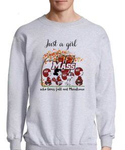 Just A Woman Who Loves Fall And Umass Minutemen Peanuts Cartoon T-shirt 3 Just A Woman Who Loves Fall And Umass Minutemen Peanuts Cartoon T shirt 4