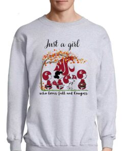 Just A Woman Who Loves Fall And Washington State Cougars Peanuts Cartoon T-shirt 3 Just A Woman Who Loves Fall And Washington State Cougars Peanuts Cartoon T shirt 4