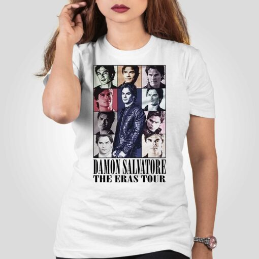 Justin Art Damon Salvatore The Eras Tour Shirt