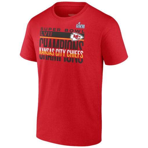 Kansas City Chiefs Fanatics Branded Super Bowl Lvii Champions Signature Roster T-shirt