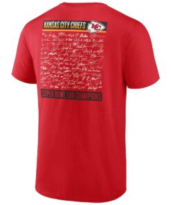 Kansas City Chiefs Fanatics Branded Super Bowl Lvii Champions Signature Roster T-shirt