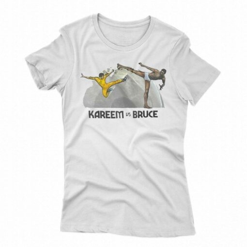 Kareem Abdul-jabbar Vs Bruce Lee Shirt