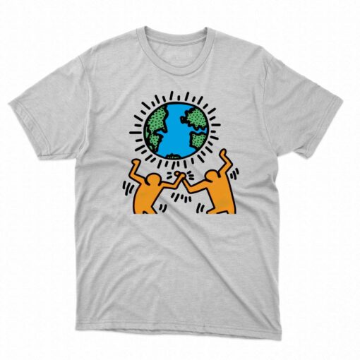 Keith Haring Earth Day Artwork T-shirt