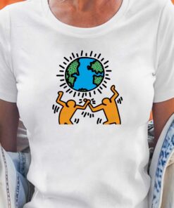 Keith Haring Earth Day Artwork T-shirt