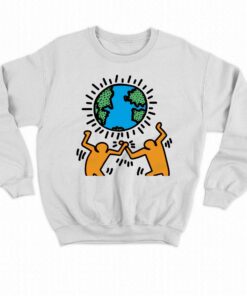Keith Haring Earth Day Artwork T shirt 4
