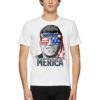 Kennedy Merica 4th Of July President Jfk Men American Flag T-shirt