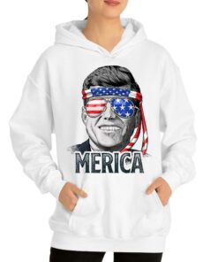 Kennedy Merica 4th Of July President Jfk Men American Flag T shirt 3