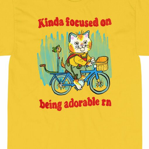 Kinda Focused On Being Adorable Short Sleeve T-shirt