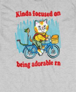 Kinda Focused On Being Adorable Short Sleeve T shirt 3