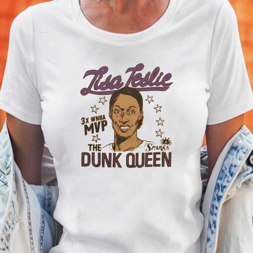 La Sparks Lisa Leslie Mvp The Dunk Queen Shirt