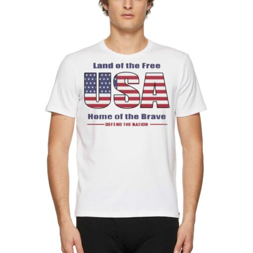 Land Of The Free Home Of The Brave Usa Shirt