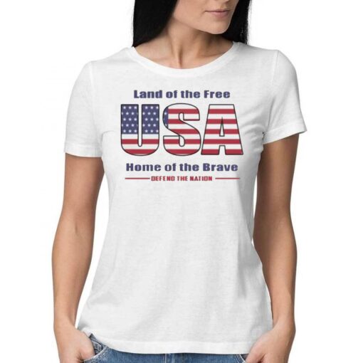 Land Of The Free Home Of The Brave Usa Shirt