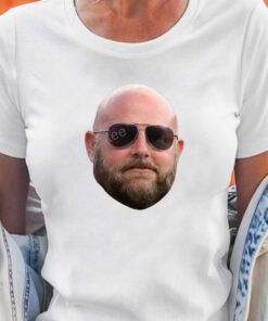 Lawrence Tynes Wearing Brian Daboll Big Head T-shirt