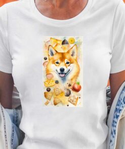 Le Paradis Du Fromage De Shiba Inu T-shirt