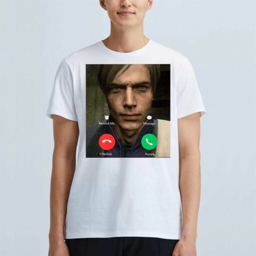 Leon Facetime Resident Evil Gift For Fan T-shirt