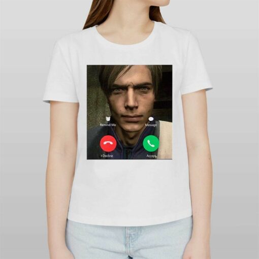 Leon Facetime Resident Evil Gift For Fan T-shirt