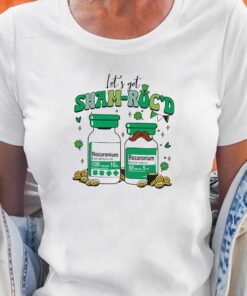 Lets Get Shamrocd St Patrick Day Nurse Shirt