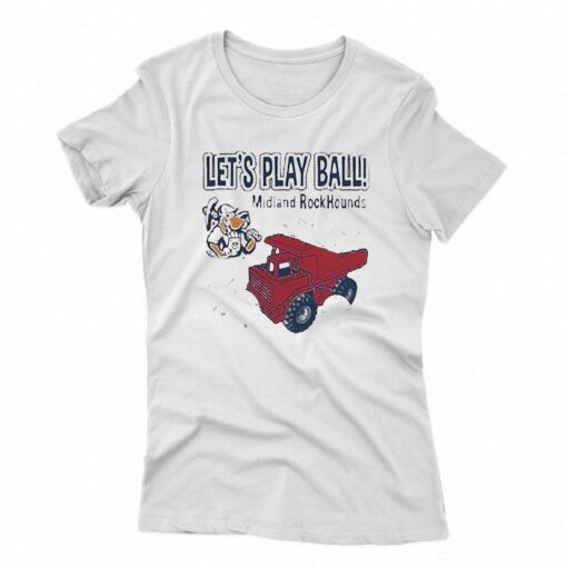 Lets Play Ball Midland Rockhounds Toddler Trucks Shirt