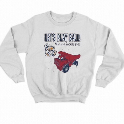 Lets Play Ball Midland Rockhounds Toddler Trucks Shirt