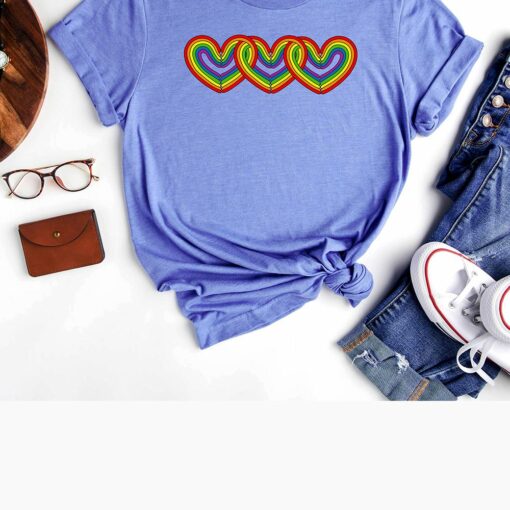 Lgbt Heart Shirt Cool Pride Shirt Pride Heart Shirt Pride