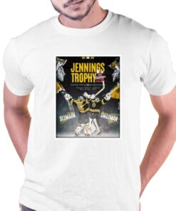 Linus Ullmark And Jeremy Swayman Boston Hockey Jennings Trophy Champs Shirt Linus Ullmark And Jeremy Swayman Boston Hockey Jennings Trophy Champs Shirt