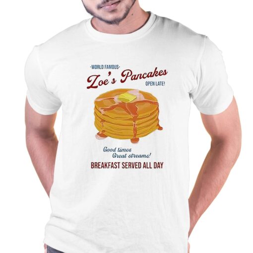 Loes Pancakes Breakfast Served All Day Shirt