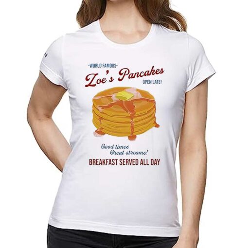 Loes Pancakes Breakfast Served All Day Shirt