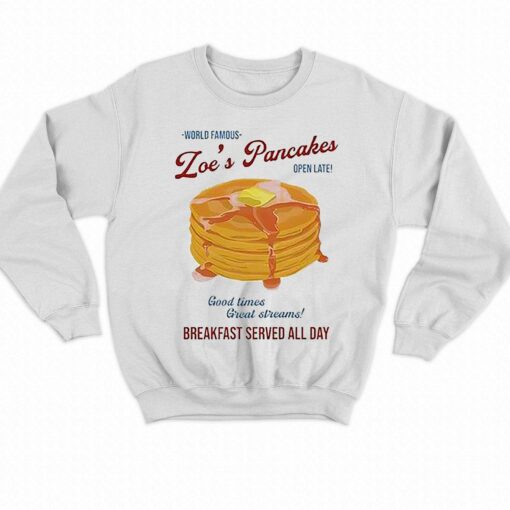 Loes Pancakes Breakfast Served All Day Shirt