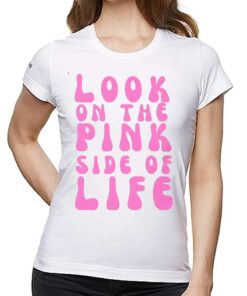 Look On The Pink Side Of Life Barbie Shirt Look On The Pink Side Of Life Barbie Shirt
