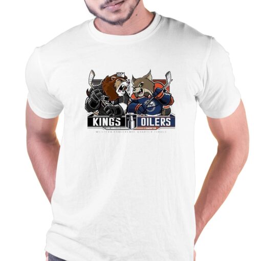 Los Angles Kings Vs Edmonton Oilers 2023 Western Conference Quarter Finals Stanley Cup Playoffs Shirt