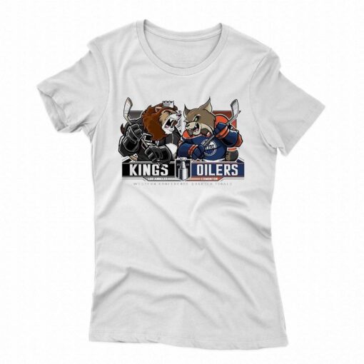 Los Angles Kings Vs Edmonton Oilers 2023 Western Conference Quarter Finals Stanley Cup Playoffs Shirt