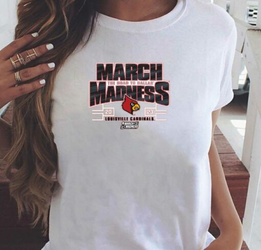 Louisville Cardinals Blue 84 2023 Ncaa Women’s Basketball Tournament March Madness T-shirt