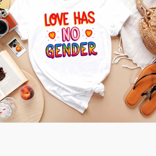 Love Has No Gender Shirt Gender Shirt Lgbt Love Shirt Love