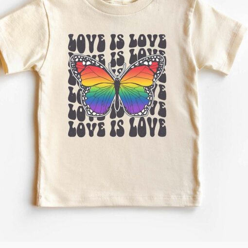 Love Is Love Kids Tshirt Kids Cute Pride Shirt