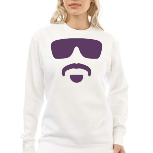 Lsu Baseball Moustache And Glasses Shirt