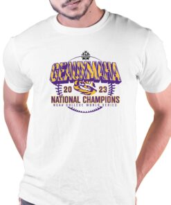 Lsu Tigers Fanatics Branded 2023 Ncaa Men’s Baseball College World Series Champions T-shirt
