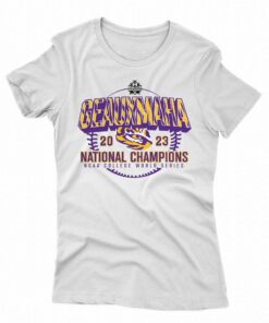 Lsu Tigers Fanatics Branded 2023 Ncaa Men’s Baseball College World Series Champions T-shirt