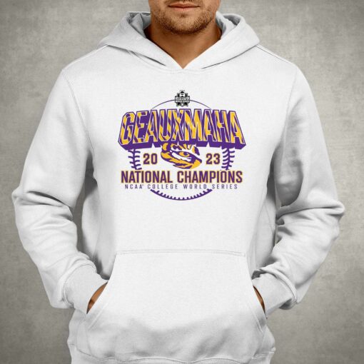 Lsu Tigers Fanatics Branded 2023 Ncaa Men’s Baseball College World Series Champions T-shirt