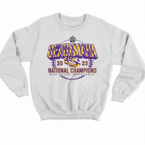 Lsu Tigers Fanatics Branded 2023 Ncaa Men’s Baseball College World Series Champions T-shirt