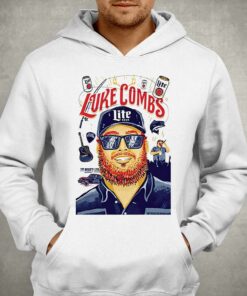 Luke Combs Beer Miller Lite T shirt 3