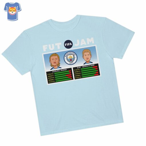 Manchester City Erling Haaland Kevin Debruyne Nba Jam Shirt