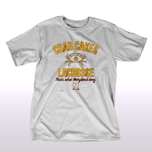 Maryland Crab Cakes Lacrosse T-shirt