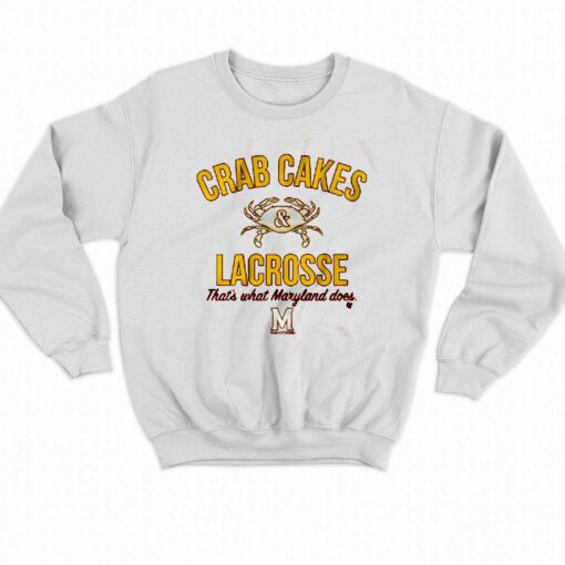 Maryland Crab Cakes Lacrosse T-shirt