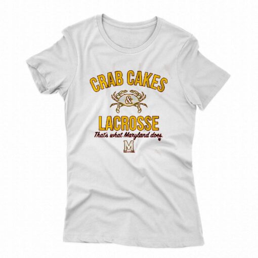 Maryland Crab Cakes Lacrosse T-shirt